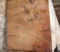 heart pine beam